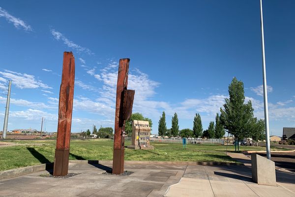9-11 Remembrance Garden in Winslow, Arizona