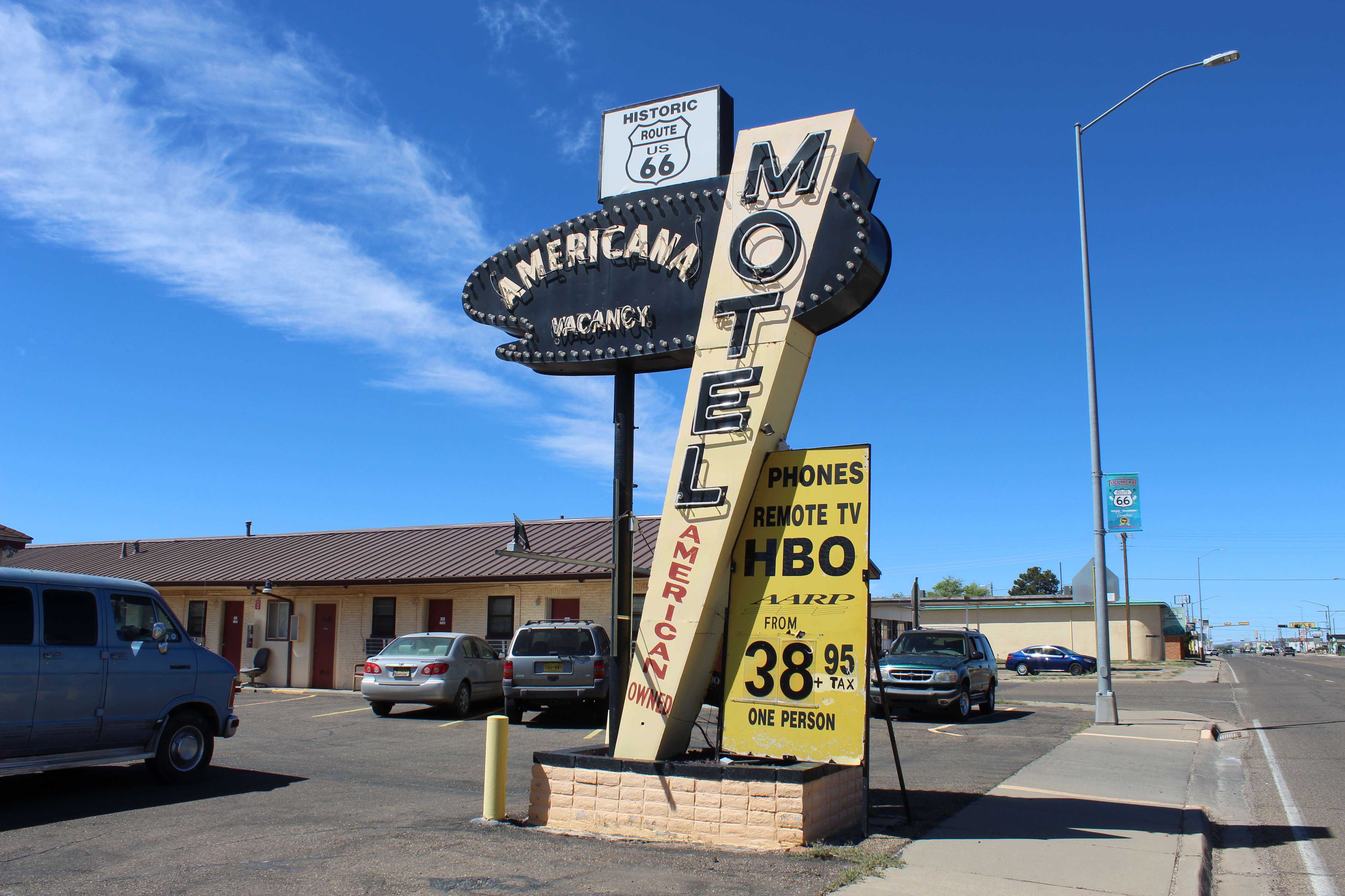 Americana Motel in Tucumcari, New Mexico