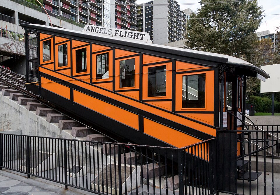 Angels Flight Railway in Los Angeles, California