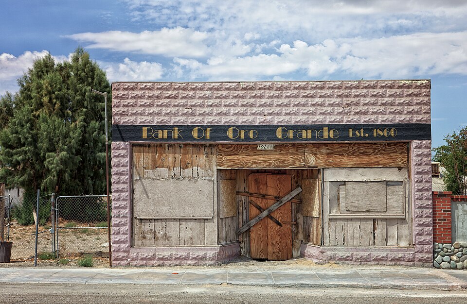 Bank Of Oro Grande in Oro Grande, California