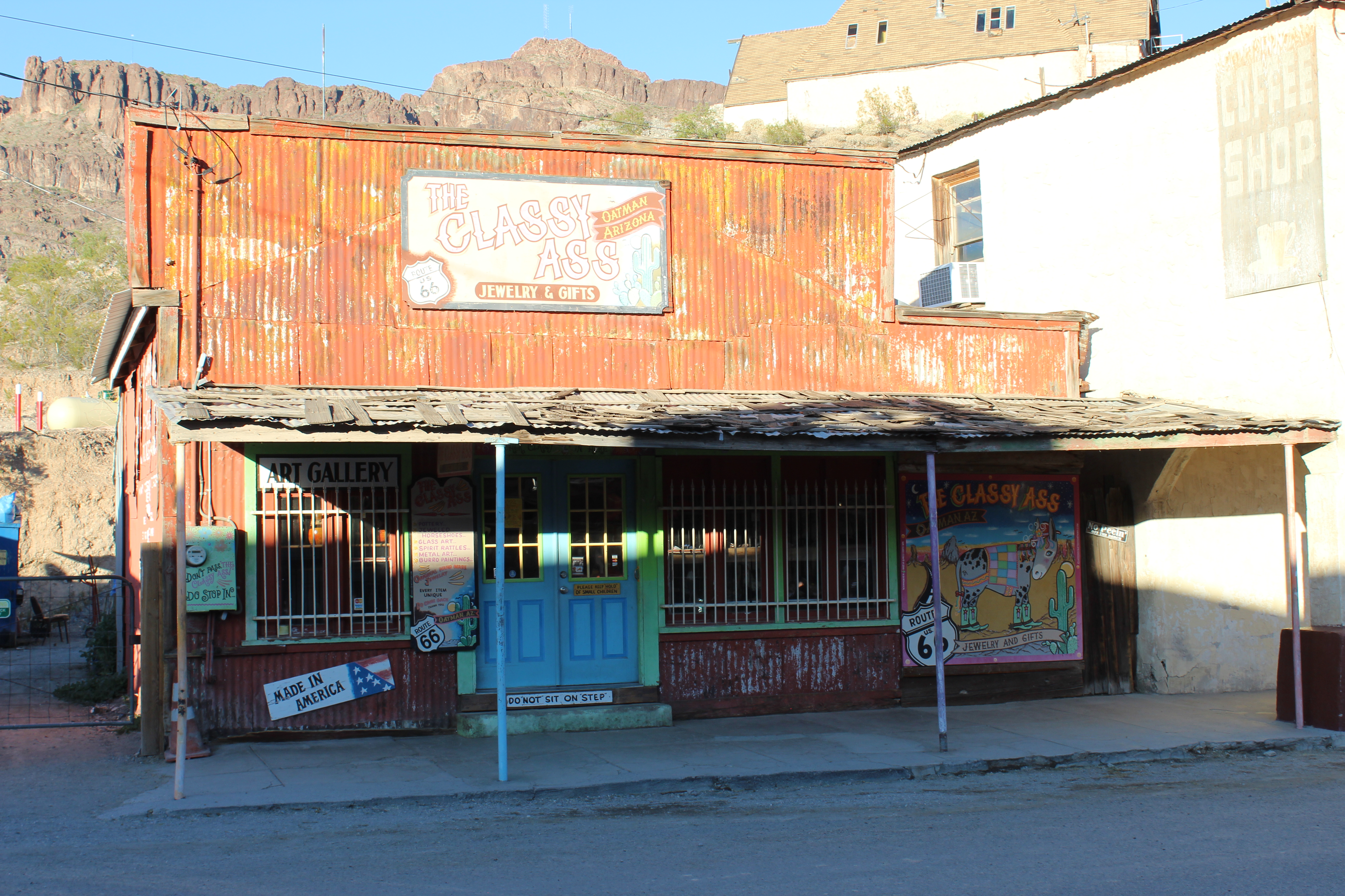 Classy Ass in Oatman, Arizona