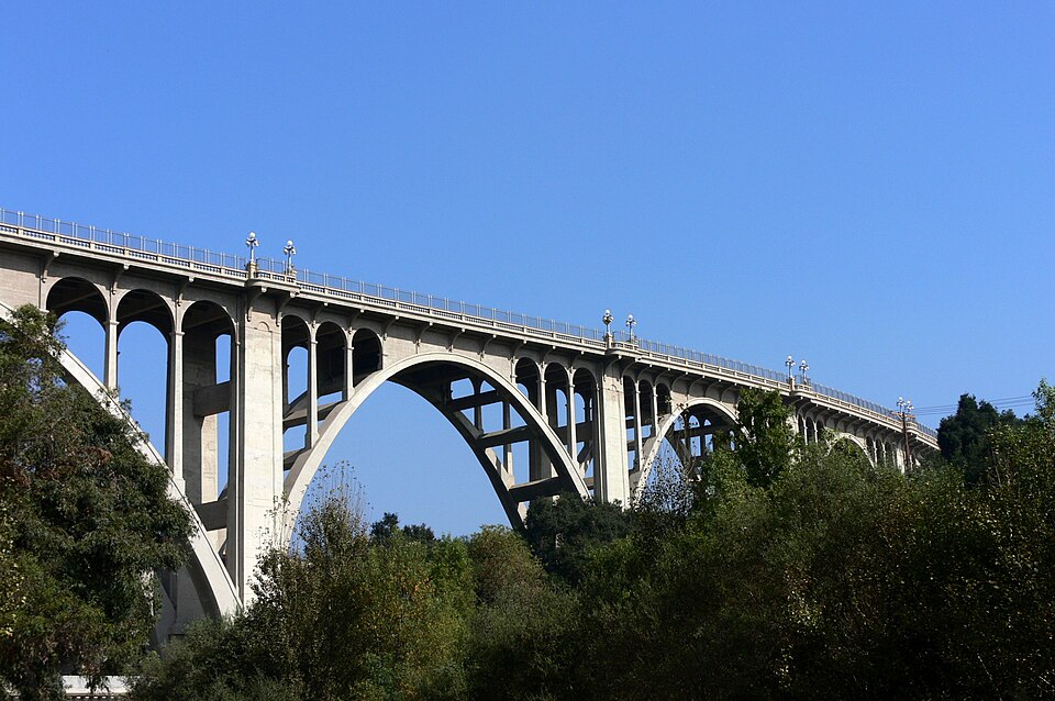 Colorado Street Bridge in Pasadena, California