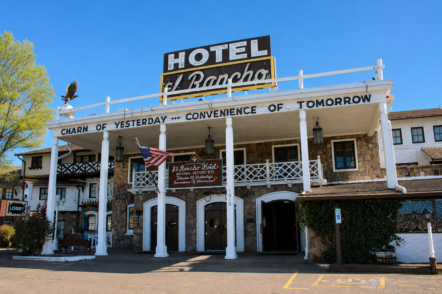Historic El Rancho Hotel in Gallup, New Mexico