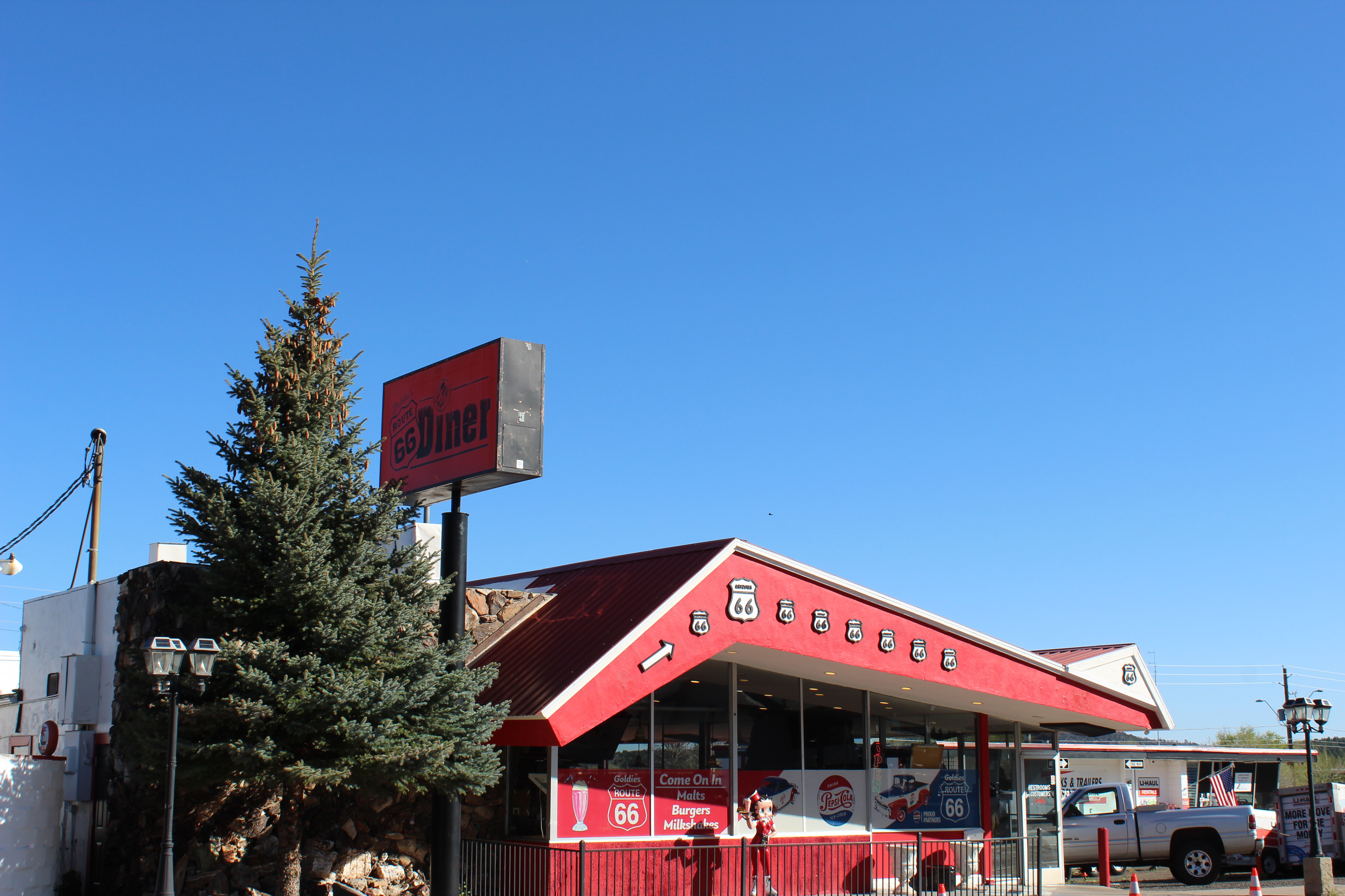 Kicks on Route 66 in Williams, Arizona