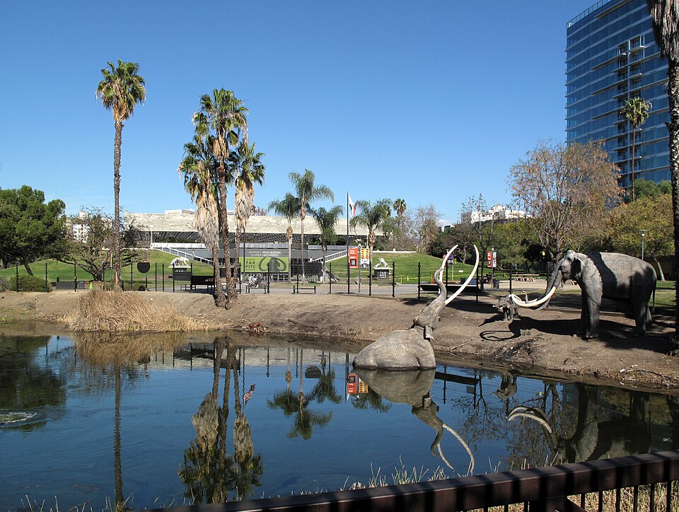La Brea Tar Pits in Los Angeles, California