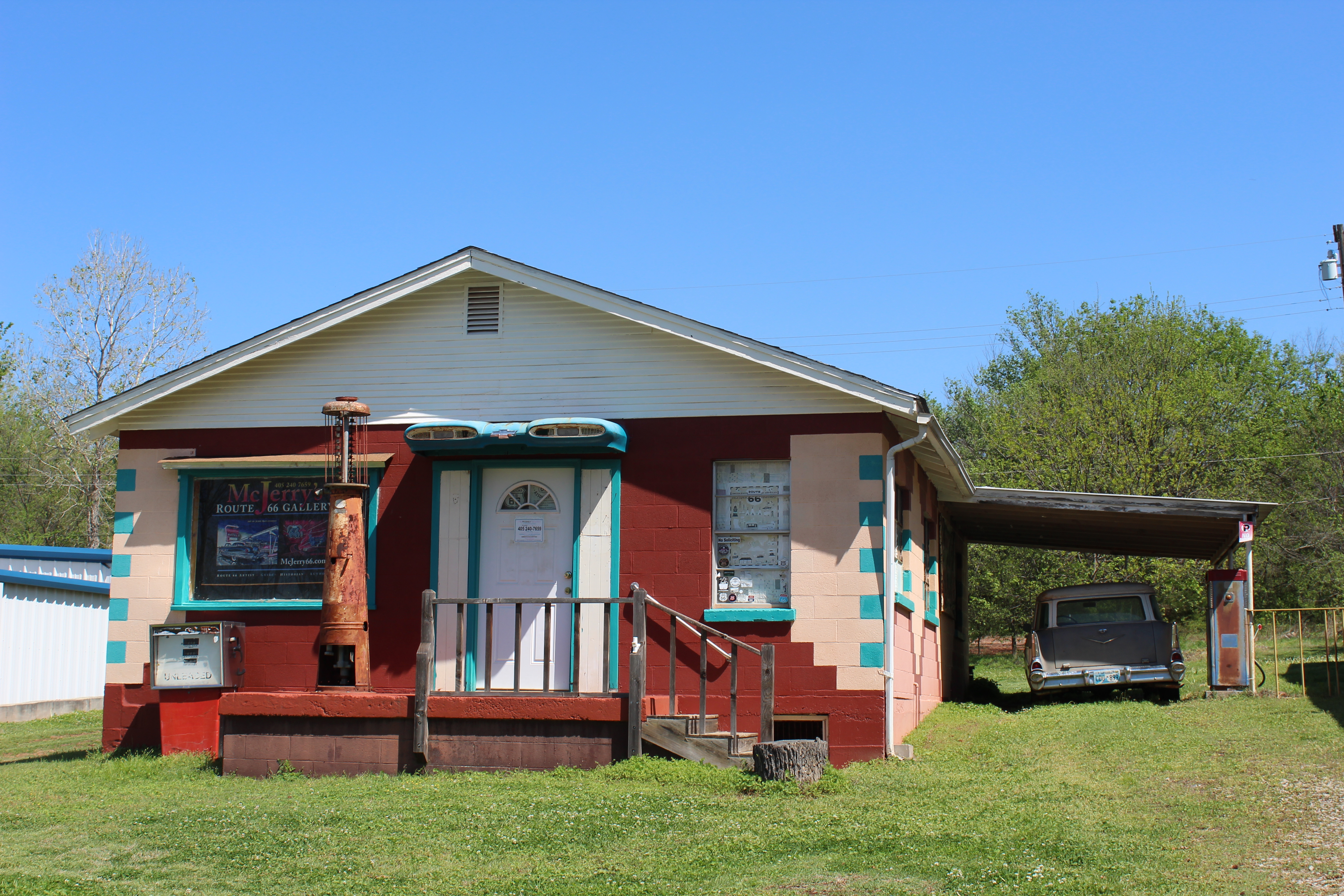 McJerry's Route 66 Gallery in Chandler, Oklahoma