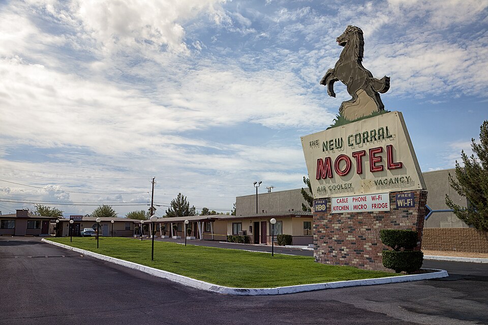 New Corral Motel in Victorville, California