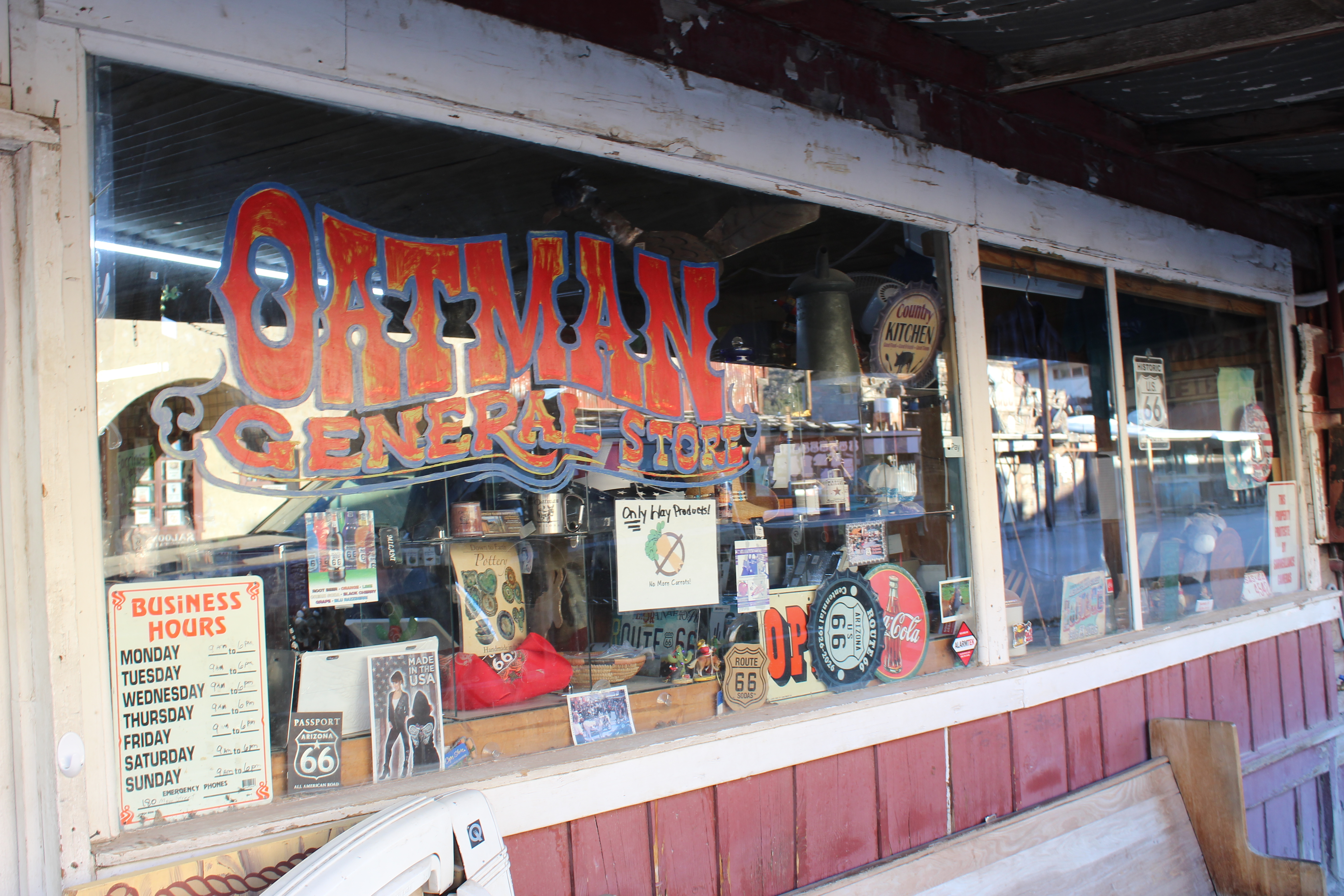 Oatman General Store in Oatman, Arizona