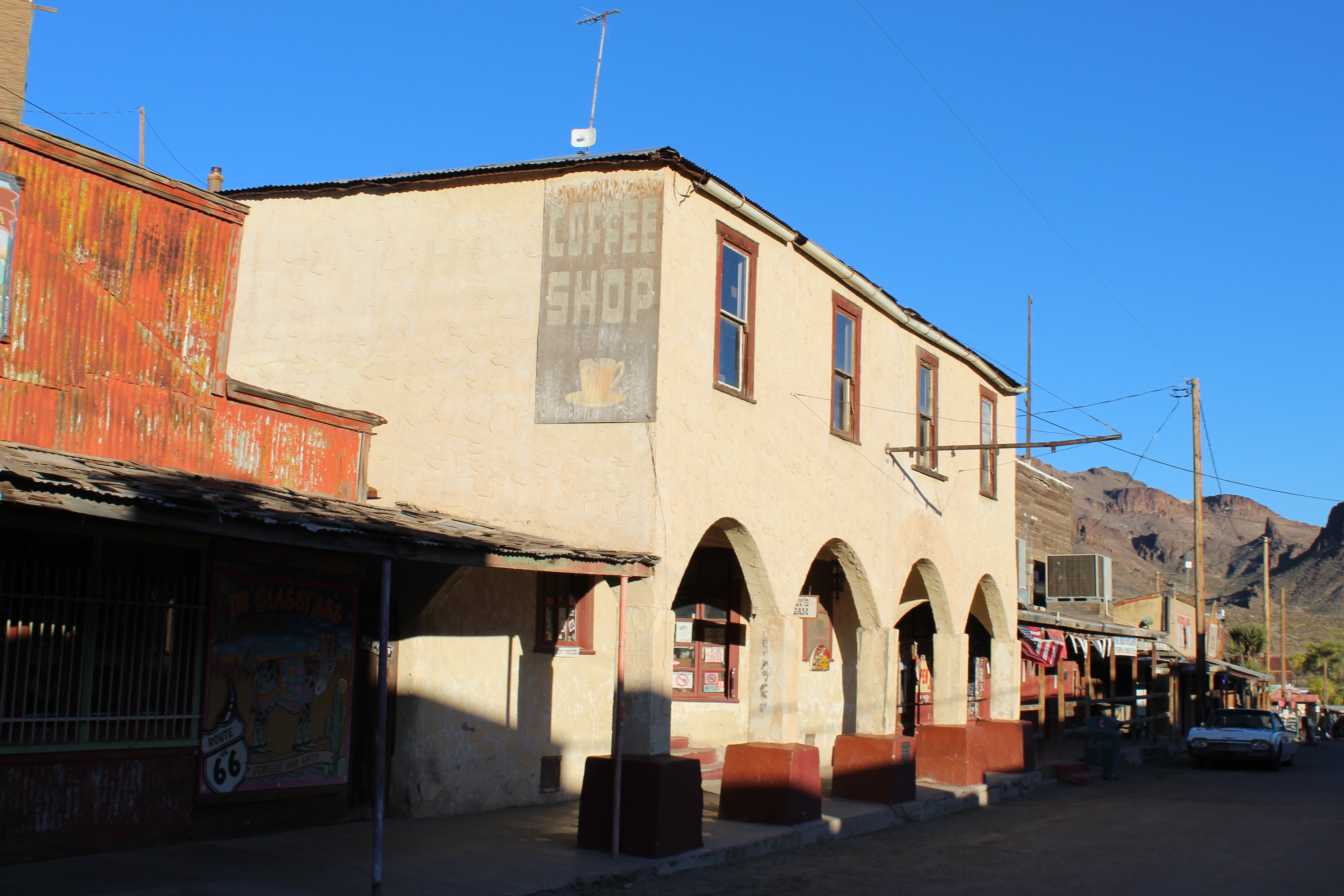 Oatman Hotel in Oatman, Arizona