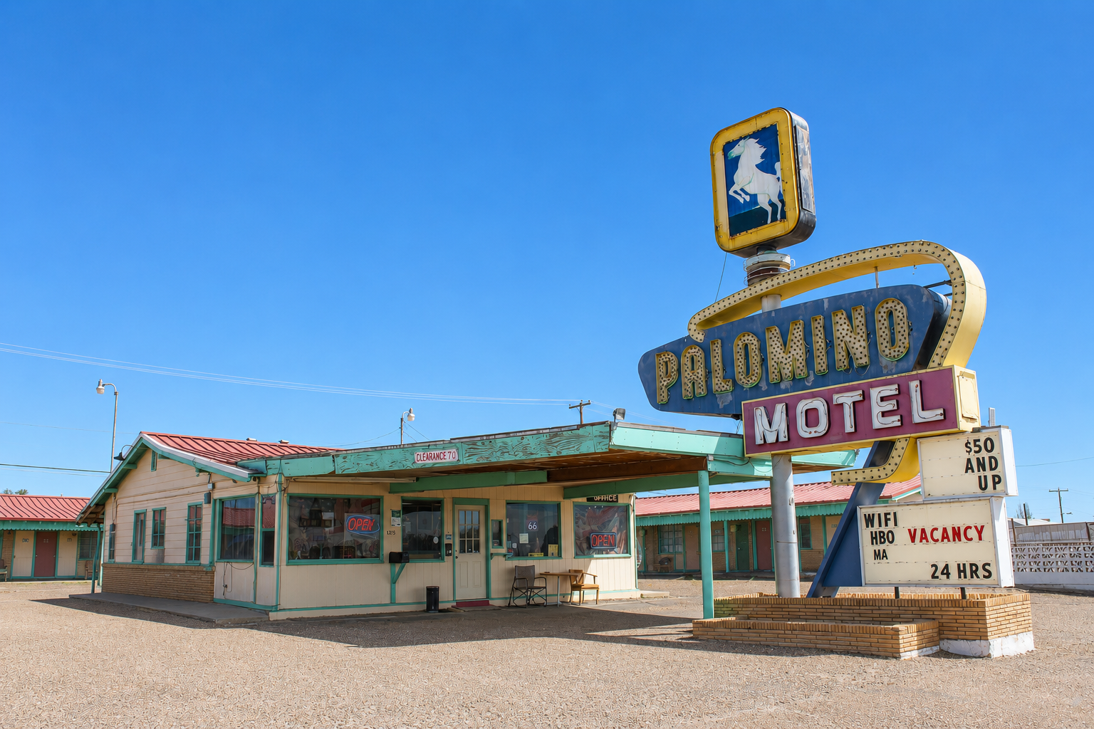 Palomino Motel in Tucumcari, New Mexico