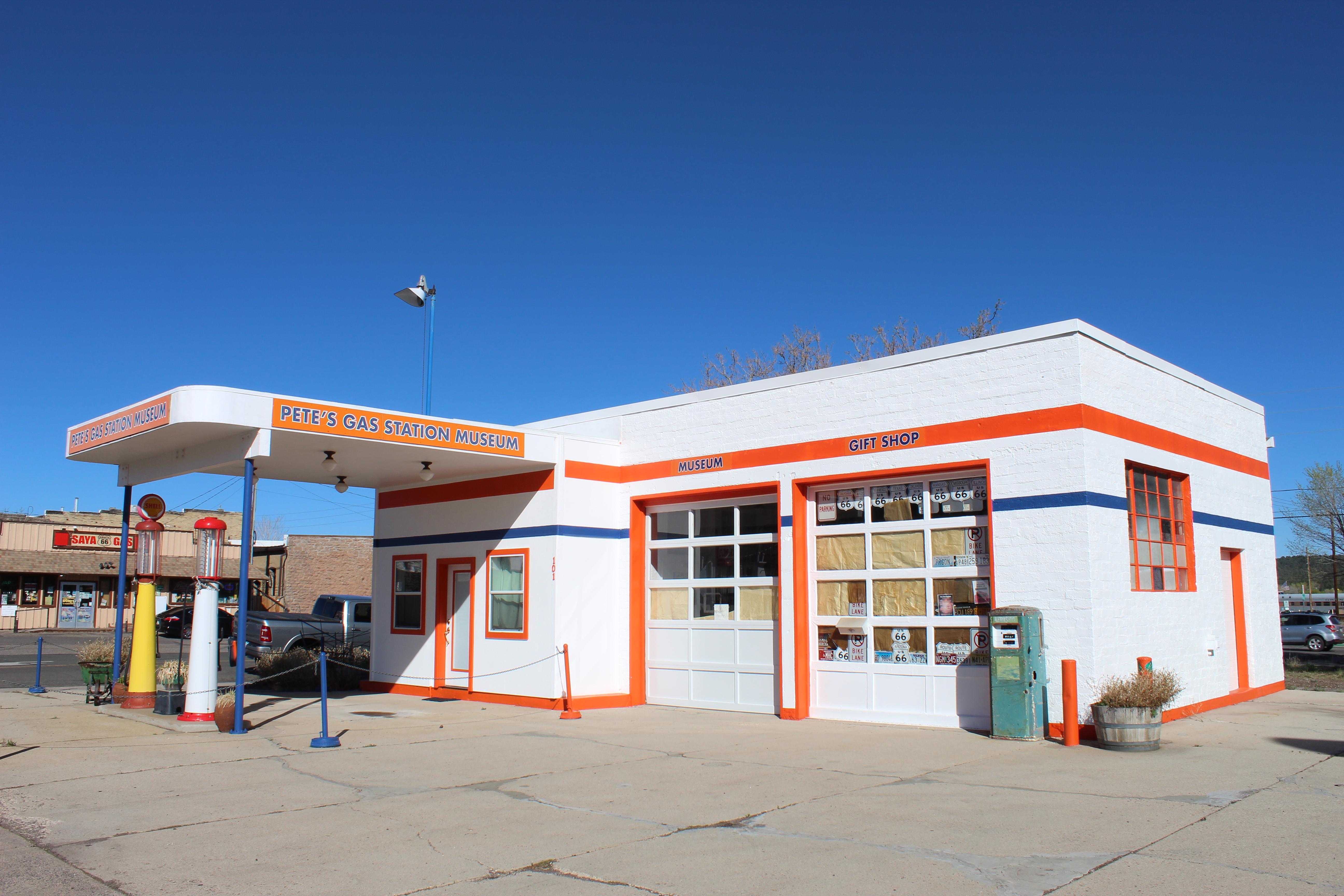 Pete's Gas Station Museum in Williams, Arizona