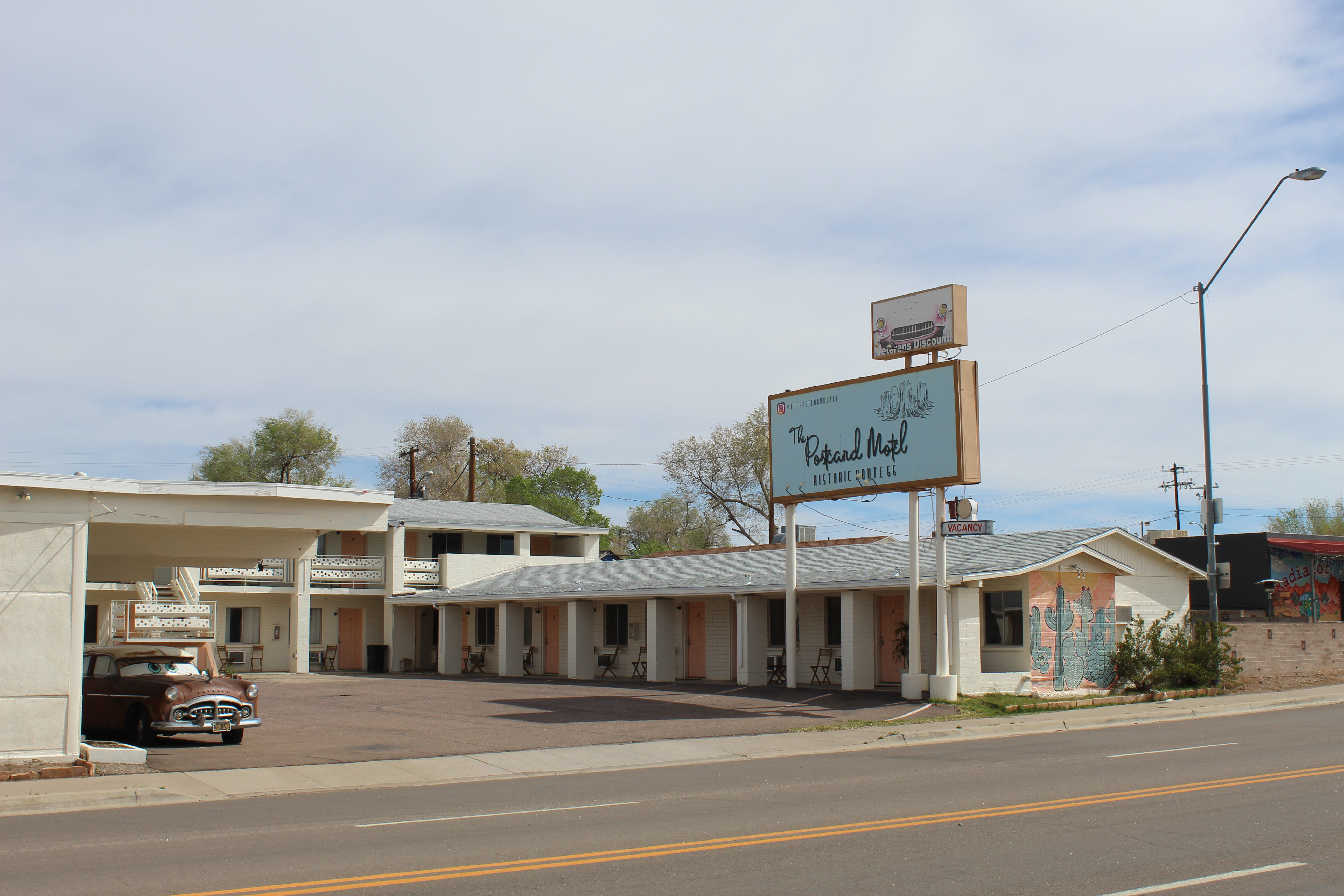 Postcard Motel in Seligman, Arizona
