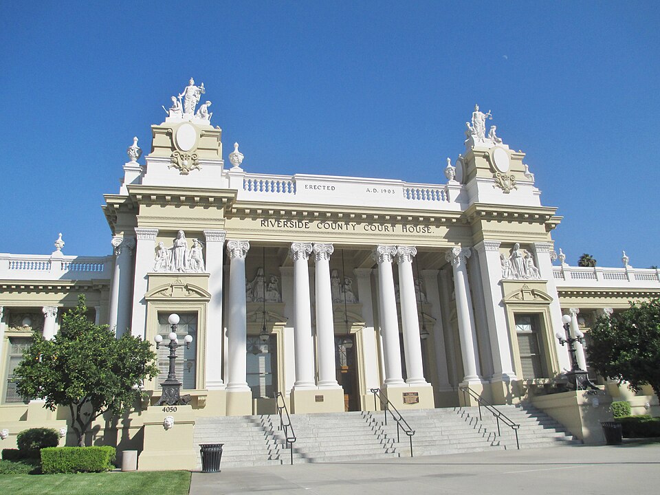 Riverside County Courthouse in Riverside, California