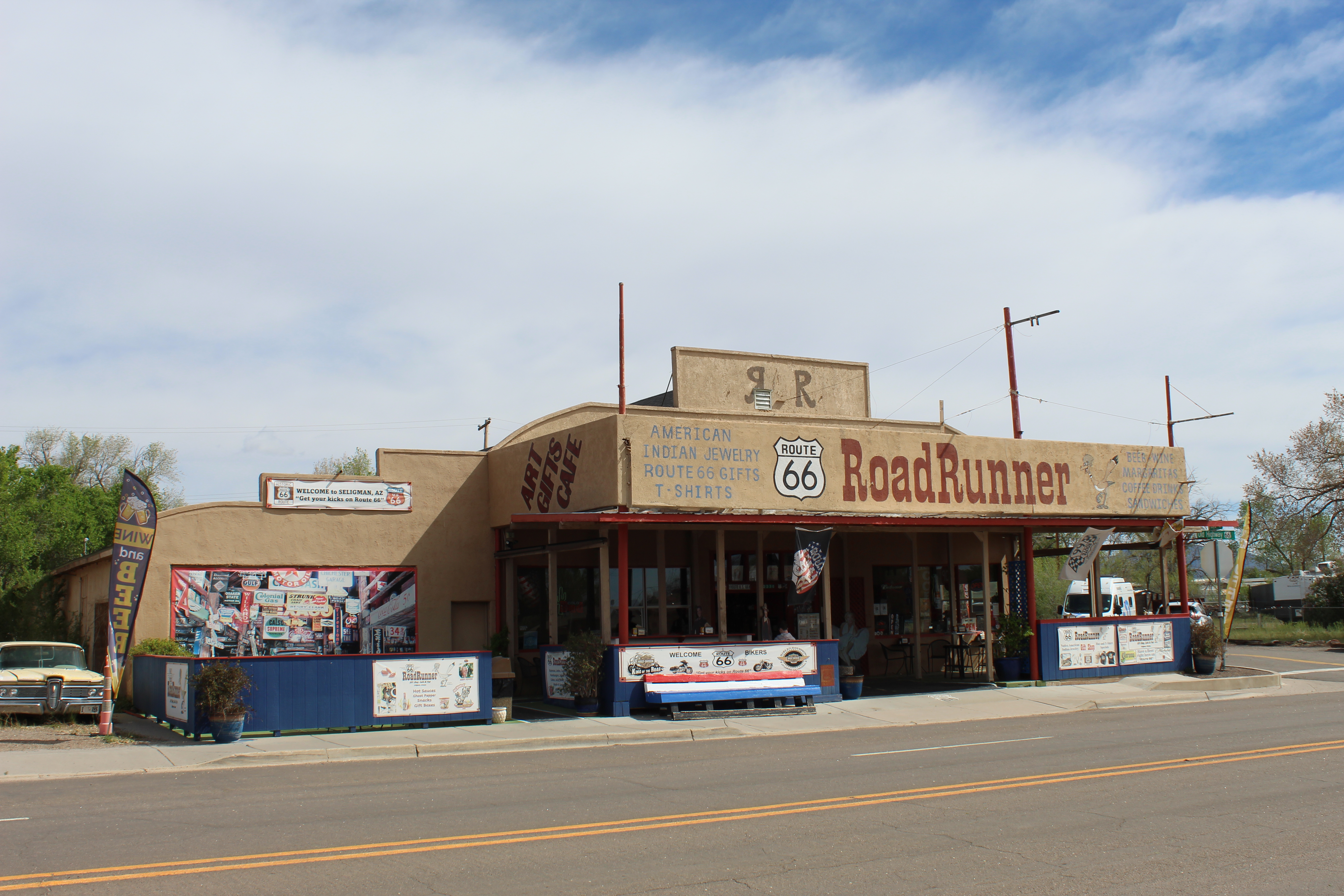 Route 66 RoadRunner in Seligman, Arizona