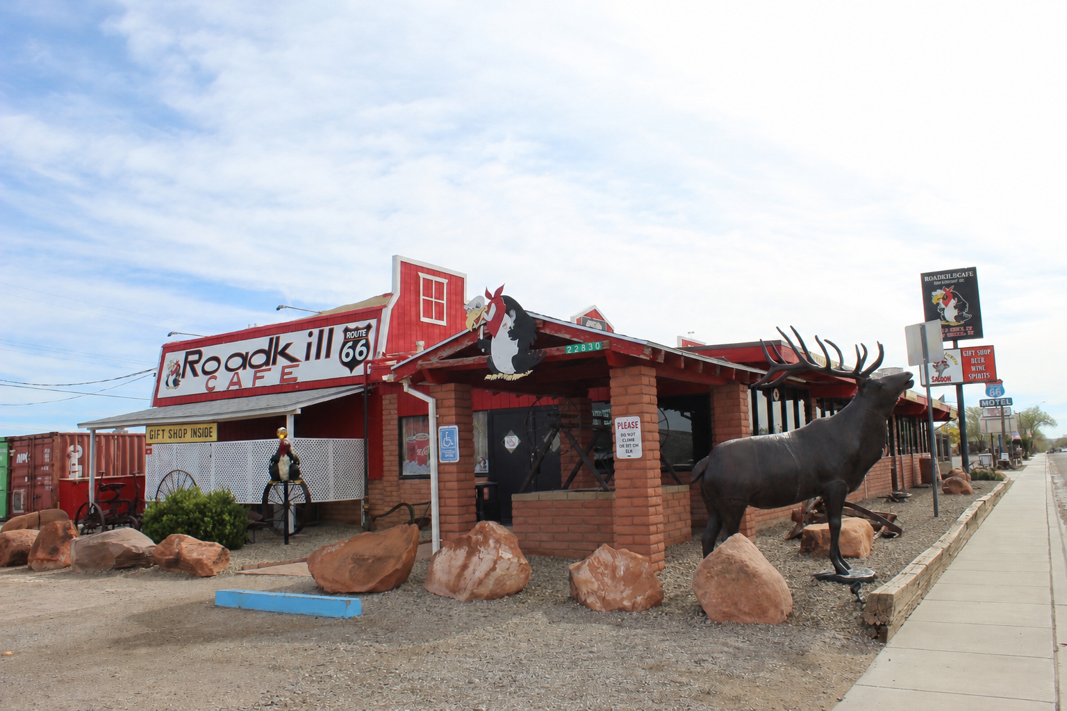 Roadkill Cafe in Seligman, Arizona