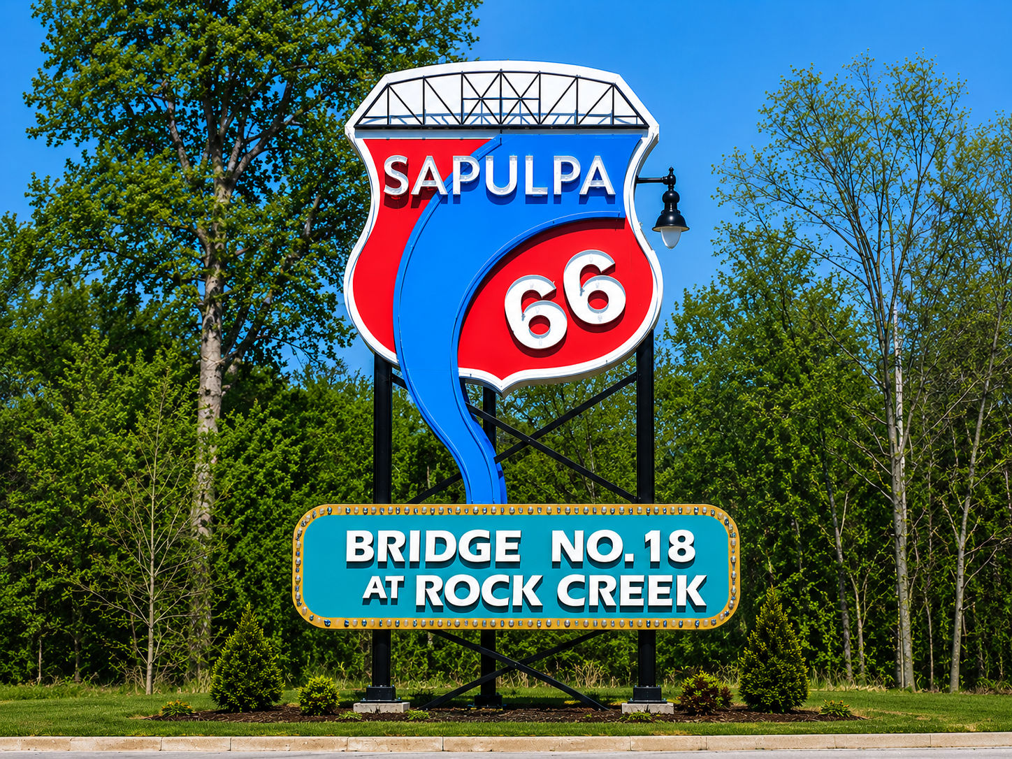 Rock Creek Bridge in Sapulpa, Oklahoma