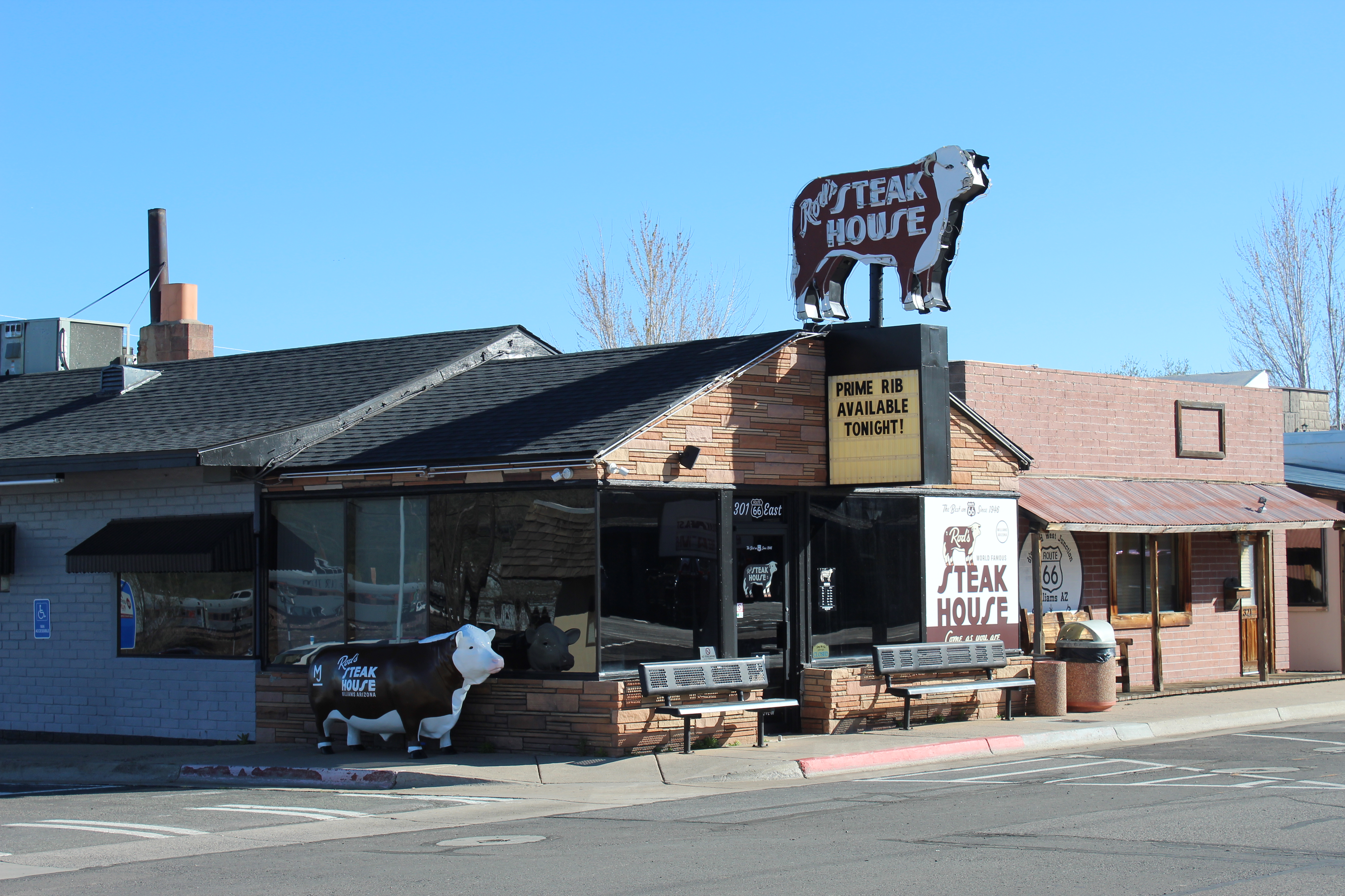 Rod's Steak House in Williams, Arizona