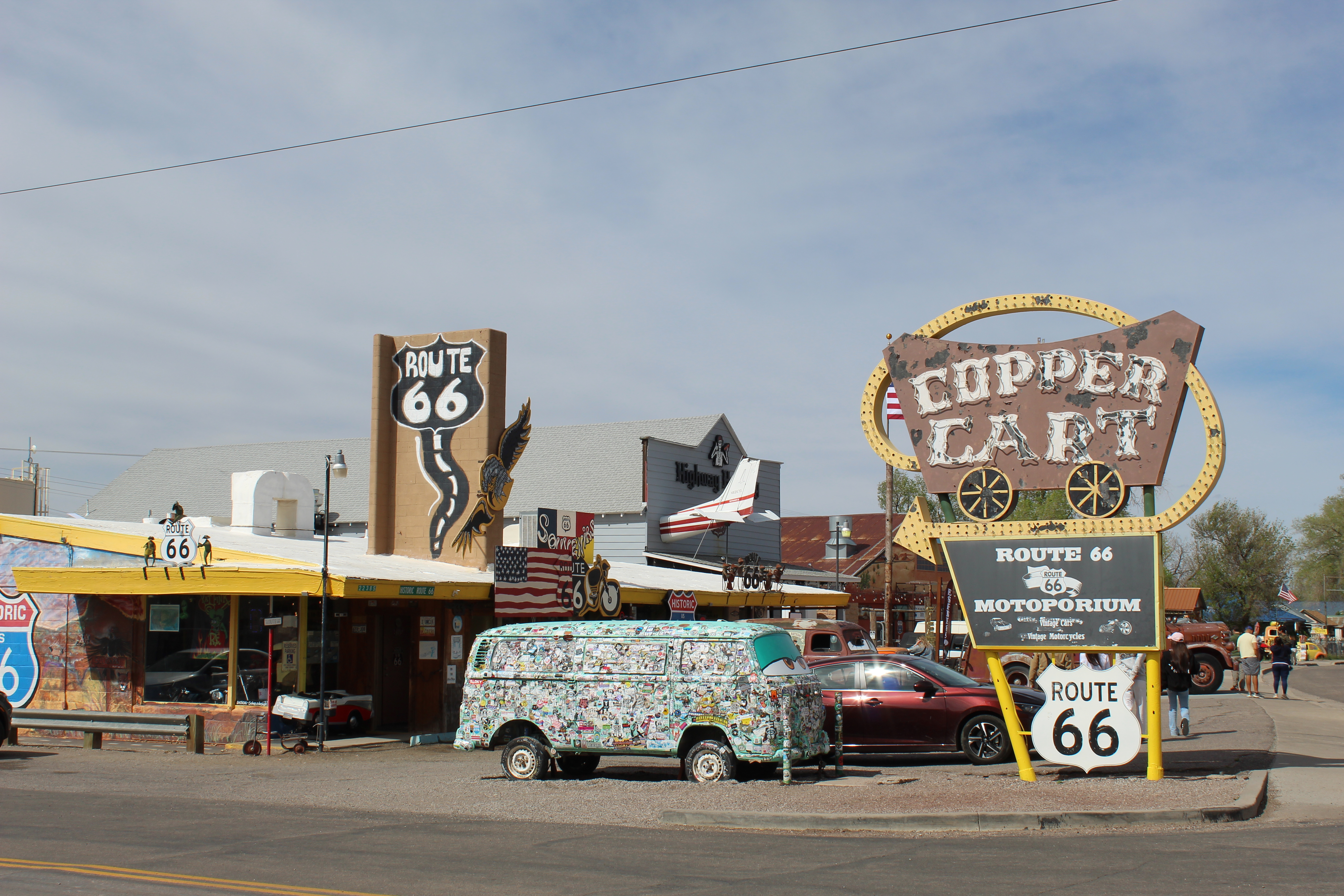 Route 66 Motoporium in Seligman, Arizona