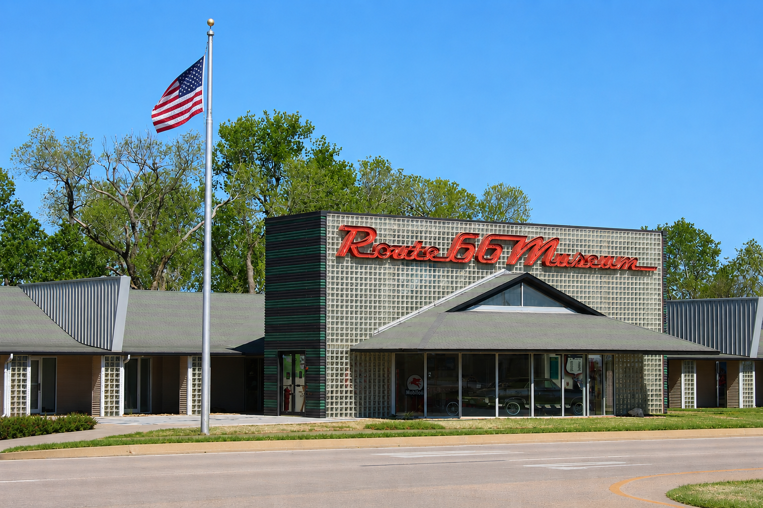 Oklahoma Route 66 Museum in Clinton, Oklahoma