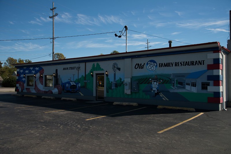 Old R66 Family Restaurant in Dwight, Illinois
