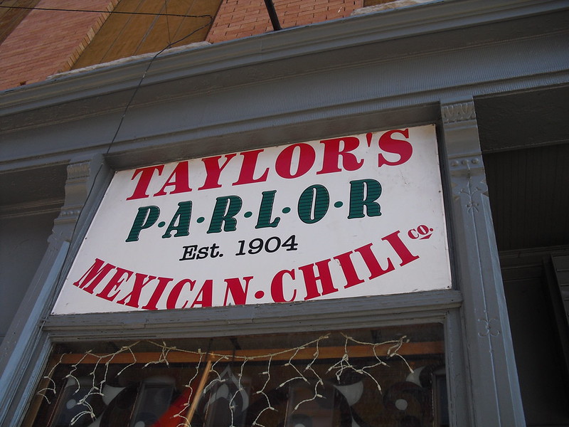 Taylor’s Mexican Chili Parlor in Carlinville, Illinois